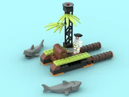 60342 Alternate Build - Dead man's raft