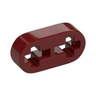 Technic Beam 1 x 2 Thin / Dark Red