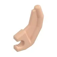 Animal / Creature Body Part, Claw with Clip / Light Nougat