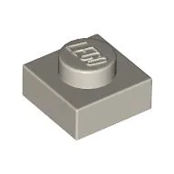 Plate 1 x 1 / Very Light Gray