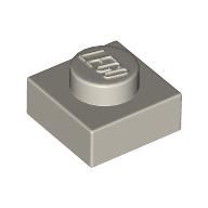 Lego Plate 1 x 1 / Very Light Gray
