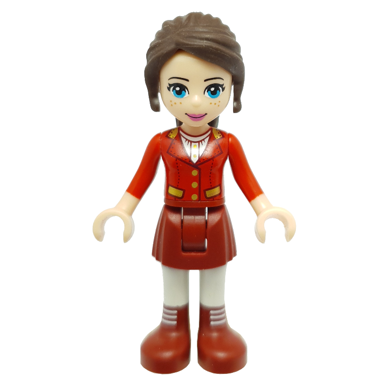 Lego Naomi - Red Jacket, Dark Red Skirt
