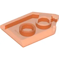Tile Special 2 x 3 Pentagonal / Trans-Neon Orange