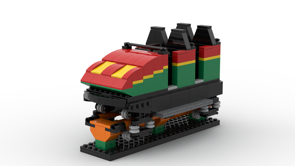 Lego Knott's Berry Farm Montezuma's revenge train