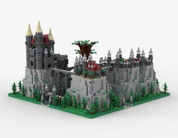 Castle in the mountains
