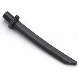 Weapon Sword Blade with Bar, Square Crossguard / Pearl Titanium