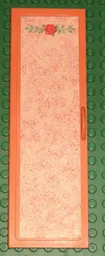Scala Cupboard Door Large with Rose and Leaves Pattern (Sticker) - Set 3242 / Salmon