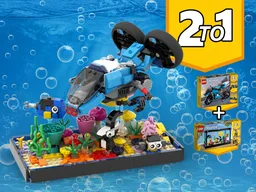 Coral Reef + Submarine 31122 + 31114 Alternative Build