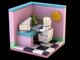 Vaporwave Cubicle