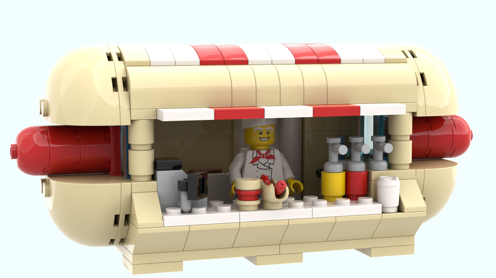 Lego Hot Dog Stand - Improved