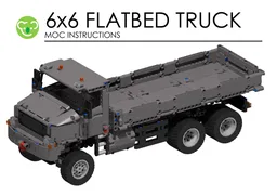 6x6 Flatbed Truck
