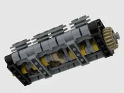 Piston Engine V8 Crossplane