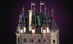 The Main Tower roof - The Red Falcons' mountain fortress