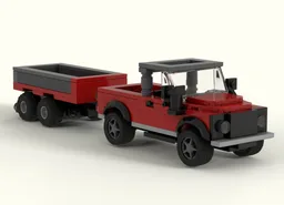 Land Rover Defender and Trailer