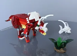 31379 Triceratops sp. (solid, minifig scale)