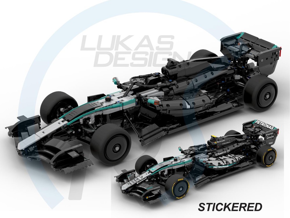 Lego Mercedes F1 W17 1:8 Scale