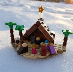 Micro Nativity Scene