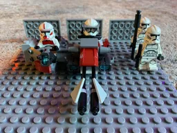 Clone speeder with side car