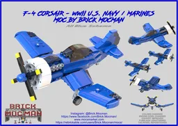 Set #31094 Alt Build - F4U Corsair - All Blue