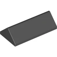 Brick Sloped 45° 2 x 4 Double / Black