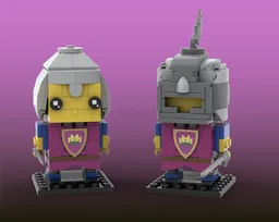 Yellow Castle knights Brickheadz