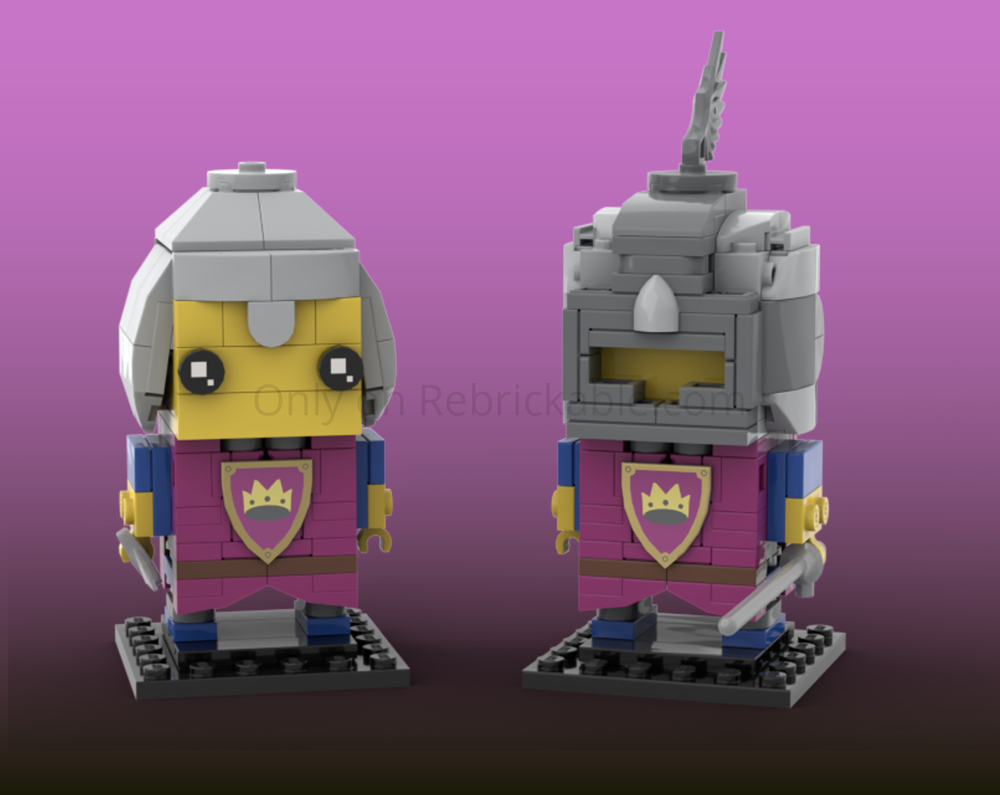 Lego Yellow Castle knights Brickheadz