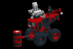 Harley Quinn Monster Hammer Truck