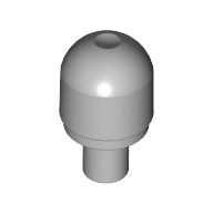 Lego Light Cover 1 x 1 Round with Internal Bar / Bionicle Barraki Eye / Light Bluish Gray