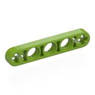 Lego Technic Beam 1 x 5 Thin with Axle Holes on Ends / Lime