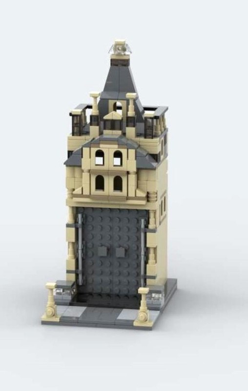 Lego Castle Building - Alt Build of Louvre 21024