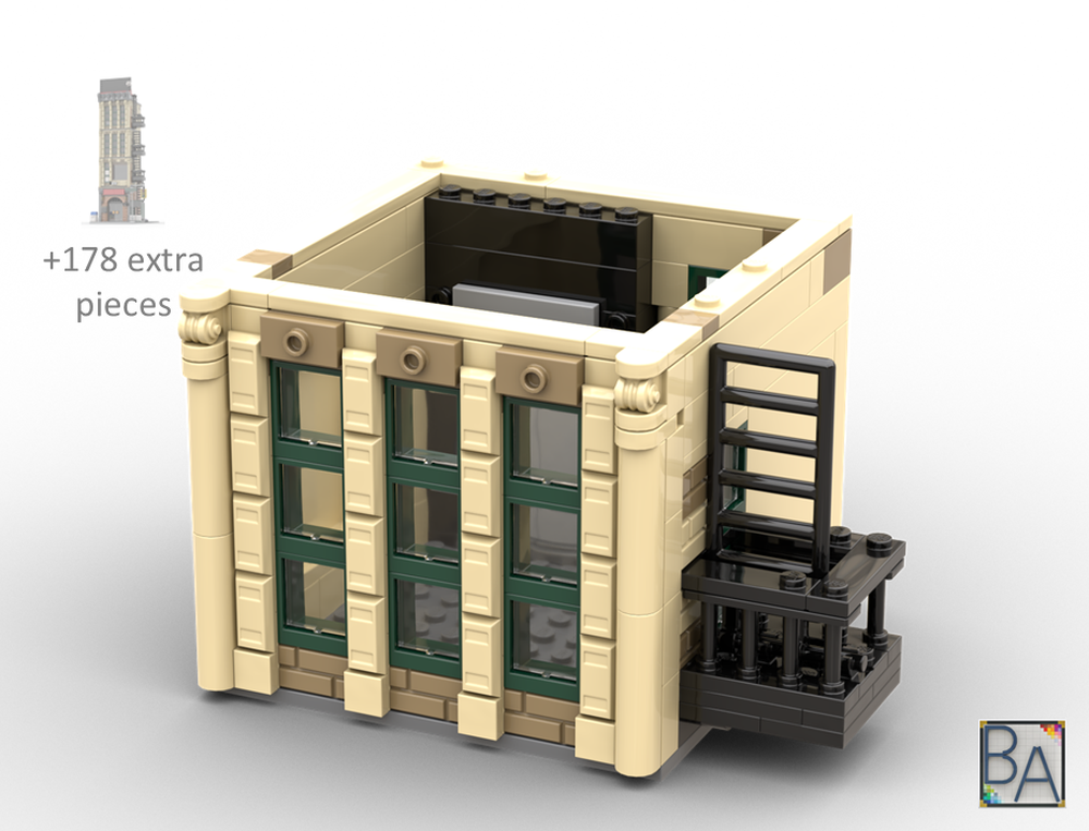 Lego Modular Daily Bugle Empty Floor