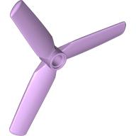 Lego Propeller 3 Blade 9 Diameter with Pin Hole, Recessed Center / Lavender