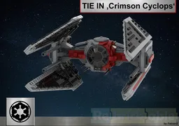 TIE Interceptor 'Crimson Cyclops'