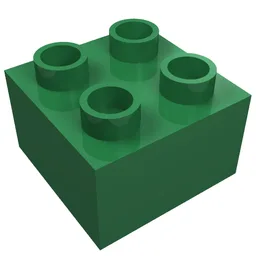 Duplo Brick 2 x 2 / Green