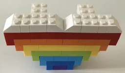 10696 Rainbow Heart