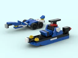 Police patrol boat and Watercraft trailer