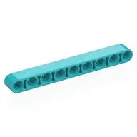 Technic Beam 1 x 9 Thick / Medium Azure