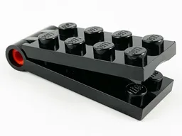 Hinge Plate 2 x 4 / Black