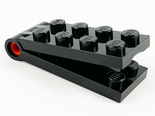 Lego Hinge Plate 2 x 4 / Black