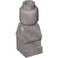 Lego Microfig [PLAIN] / Flat Silver