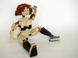 4884: Woman in Bikini and High Boots