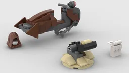 Count Dooku -v- Anakin Speeder and Catapult plus accessories