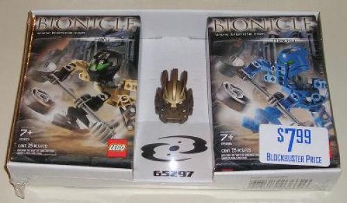 Lego Hafu and Macku Twin Pack with Gold Avohkii