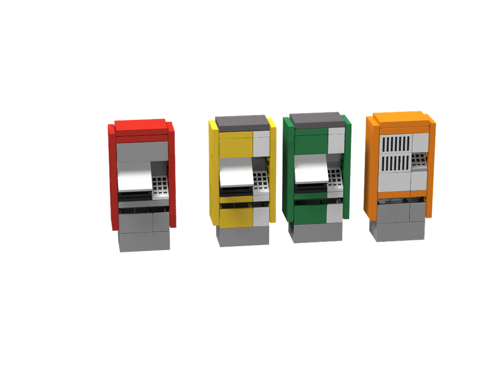 Lego Fahrkartenautomaten / Ticket machines