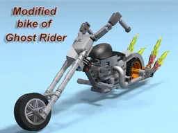 Modified bike of Ghost Rider