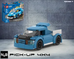 Pick-up 4x4 - Lego 60285 alternate build 7