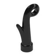 Plant, Grass Stem with Bar Hole [3.2mm] / Black