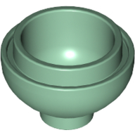 Lego Brick Round 2 x 2 Dome Bottom [Open Stud] / Sand Green