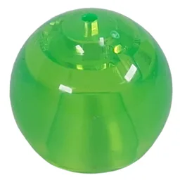 Helmet Round Sphere with Small Hole / Trans-Bright Green