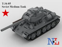 WW2 T-34-85 Soviet Tank